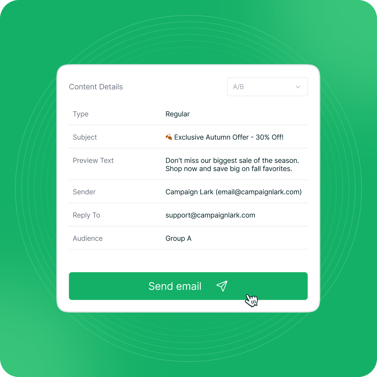 Create & Send Campaigns with Ease