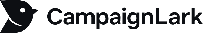 CampaignLark Monochrome Logo — Light